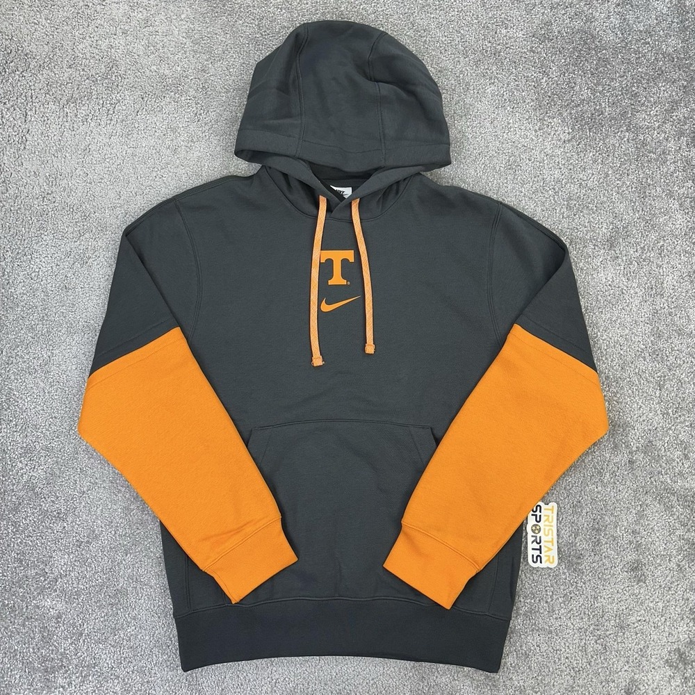 Tennessee Volunteers Hoodie Mens Small Gray Nike On Field Sweatshirt Pullover